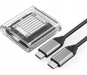 Orico TC20-M2-10G externý box pre M.2 NVMe SSD priehľadná / 10 Gb/s / USB-C 3.2