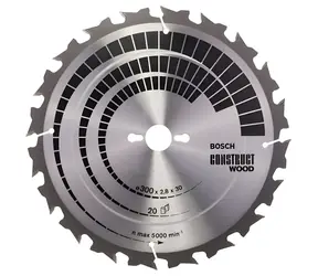 BOSCH Construct Wood 2608640700 / Pílový kotúč na drevo / 300x20 mm / 20 zubov