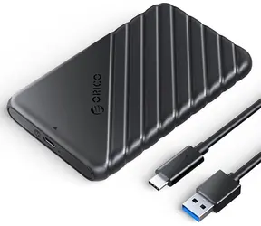 Orico 25PW1-C3-BK-EP čierna / Box pre 2,5" HDD / SSD / SATA III / USB-C / 6 Gbit / s