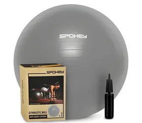 Spokey FITBALL Gymnastická lopta šedá / 65 cm