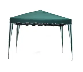 RULYT Párty stan 3x3 m zelený / Párty stan / Skladacia / Oceľová konštrukcia / Výška 2,5 m / 12 kg