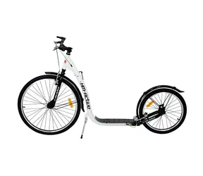 RULYT Kolobežka HM-ACTIVE biela / 26"/20" nafukovacie kolesá / nosnosť 120 kg / hliníkové V-brzdy