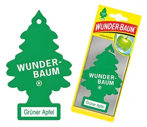 Wunder-Baum Osviežovač vzduchu do auta Apple / Osviežovač vzduchu do auta / Stromček