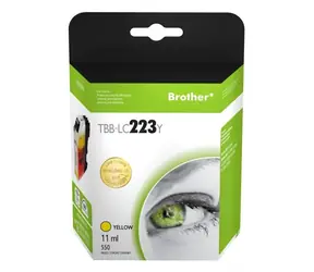 TB alternatívny atrament kompatibilný s Brother LC223 / 550 výtlačkov / 11 ml / žltá