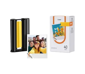 Liene Amber samolepiaci fotopapier 3x3" / Fotopapier / samolepiaci / 40 listov + kazeta / pre M110, M210