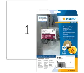 Herma Outdoor etikety A4 biele matné (4584) / Etikety / vodeodolné / 210x297 mm / 10 ks