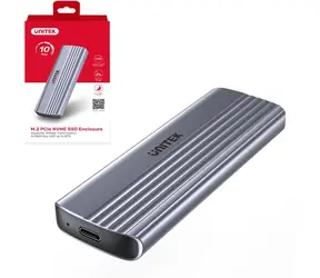 Unitek S1241B01 / Externý box pre M.2 NVMe SSD / Hliníkové telo / USB-C / 10 Gbps