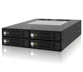 Icy Dock MB994SK-1B čierna / Backplane pre 4X 2,5" HDD / SSD / SATA / SAS / Hot-Swap / 1x 5,25"