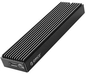 Orico M2PV-C3 čierna / Externý box pre M.2 NVMe SSD / 10 Gb / s / USB-C 3.1 Gen 2 / do 2 TB / hliníkový chladič