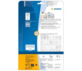 Herma odnímateľné etikety 210x297 mm / Etikety / celoarchové / DIN A4 / 25 ks