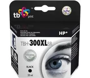 TB kompatibilná atramentová kazeta pre HP CC641EE (300XL) čierna / Atramentová cartridge / 20 ml / 501-1000 str