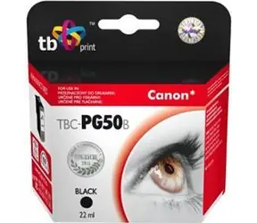 TB TBC-PG50B čierna / Atramentová kazeta / kompatibilná s Canon PG-50 (0616B001) / 22 ml / do 300 strán