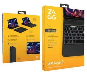 ZAGG Pro Keys 2 čierna / Klávesnica / pre iPad Pro 11" (M4) / CZ/SK layout / podsvietená