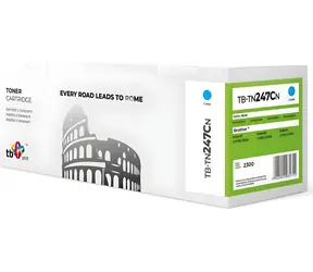 TB kompatibilný toner TN247C azúrová / Toner / pre Brother DCP-L3510CDW, HL-L3210CW / 2300 str.