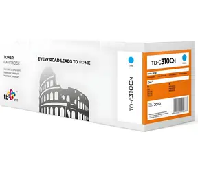 TB TO-C310CN Cyan / Toner / pre OKI C310, C330, C510, MC350, MC360 / 2000 strán