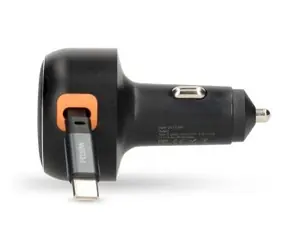 Nedis nabíjačka do auta USB-C 30 W / Nabíjačka do auta / Power Delivery PPS / 2,4-3,0 A / zaťahovací kábel 0,70 m