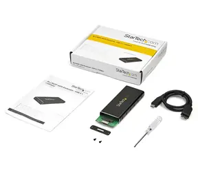 StarTech Box pre M.2 SATA SSD / Externý box pre SSD / USB-C 10Gbps / Hliníkový