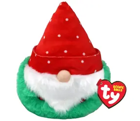 Ty Puffies Topsy gnóm s červenou čiapočkou / Plyšová figúrka