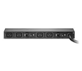 APC Rack PDU Basic 0-1U čierna / Rozvodný panel PDU / 32 A / 4X C19 / 200-240 V / 7680 W