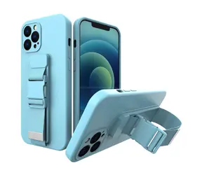 Hurtel Gélové puzdro s retiazkou XIAOMI POCO X3 NFC modrá / Puzdro / Gélové / Retiazka na krk