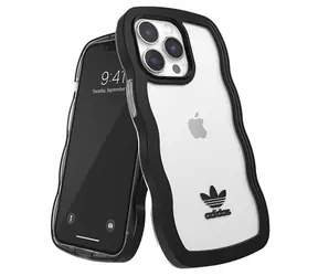 Adidas OR Wavy Case čierna/transparentná / Puzdro / Apple iPhone 13 Pro/13