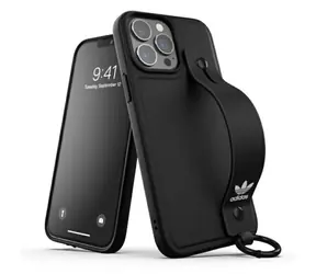 Adidas OR Hand Strap Case čierna / Puzdro s pútkom / Apple iPhone 13 Pro Max