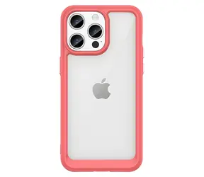 Hurtel Outer Space červená / Puzdro / Apple iPhone 15 Pro / Vystužené