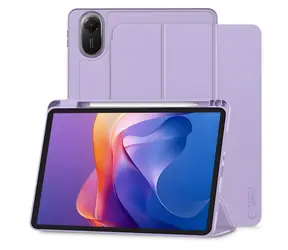 Tech-Protect SmartCase Pen fialová / Puzdro so schránkou na stylus / XIAOMI Redmi Pad 2 11.0