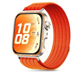Tech-Protect Nylon oranžová / Remienok / Huawei Watch Fit 3 / 4 / 4 Pro / 5 / 5 Pro