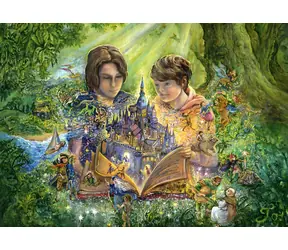 GRAFIKA Puzzle Kúzelná kniha rozprávok / 2000 dielikov / 96 x 68 cm