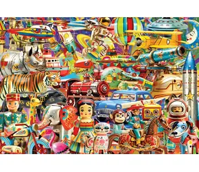 GRAFIKA Puzzle Retro hračky