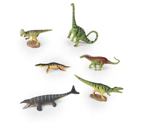 Rappa Sada dinosaurov v krabičke / Figúrky / 6 ks / tvrdá guma / cca 6-10 cm