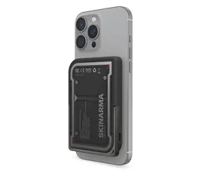 Skinarma NEXUS Mecha čierna / Powerbanka / MagSafe / stojanček / 5000 mAh / USB-C PD 20W