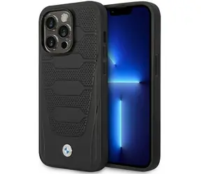 BMW BMHMP14L22RPSK čierna / Zadný kryt / MagSafe / pre iPhone 14 Pro