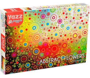YAZZ Puzzle Abstraktné kvety / 1000 dielikov / 68 x 48 cm
