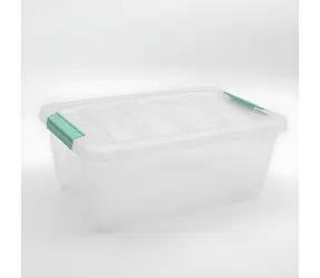 Doloni Úložný box 12 l číry / Úložný box / plast / 42 x 28 x 15 cm