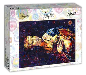 GRAFIKA Puzzle Dáma s hranostajom / Motív Leonardo da Vinci, stvárnenie Sally Rich / 1500 dielikov