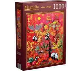 MAGNOLIA Puzzle Pandy / 1000 dielikov / 48 x 68 cm