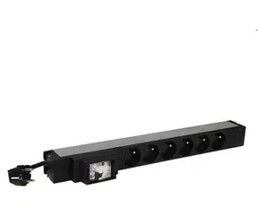 Legrand PDU 6x 230V s prúdovou ochranou / Rozvodný panel / 1U / do racku
