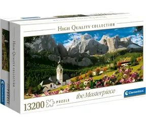 Clementoni Puzzle Sellagruppe, Talianske Dolomity / 13200 dielikov / 292,5 x 135 cm