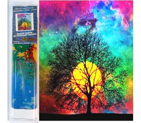 Norimpex Diamantové maľovanie Farebný západ slnka / 30x40 cm
