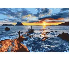 Norimpex Diamantové maľovanie Rozbúrené more / 30x40 cm