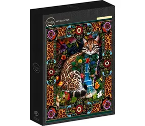 GRAFIKA Puzzle Tropická mačka / 1000 dielikov / 47,8 x 69 cm