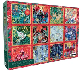 GIBSONS Puzzle 12 dní do Vianoc / 1000 dielikov / 49 x 68 cm