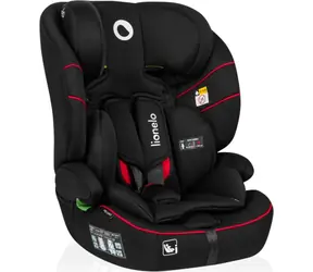 Lionelo Levi Sporty Black / Autosedačka / i-Size 76-150 cm / 3bodový pás / ECE R129