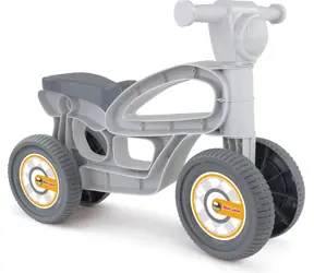 CHICOS Odrážadlo Mini Custom šedej / od 10 mesiacov / 54 x 23 x 38 cm