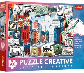Trefl Puzzle Creative: Pozdravy z Londýna