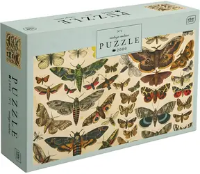 INTERDRUK Puzzle Motýle / 2000 dielikov / 96 x 68 cm