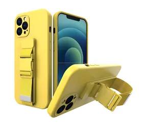 Hurtel Rope Case žltá / Kryt / XIAOMI POCO X3 NFC / so šnúrkou na krk
