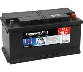 Compass PLUS 12V 95Ah 800A / Autobatérie / EN 800A / bezúdržbová / 353x175x190mm